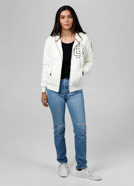 Zip-up hoodie RUFFINA PB - White