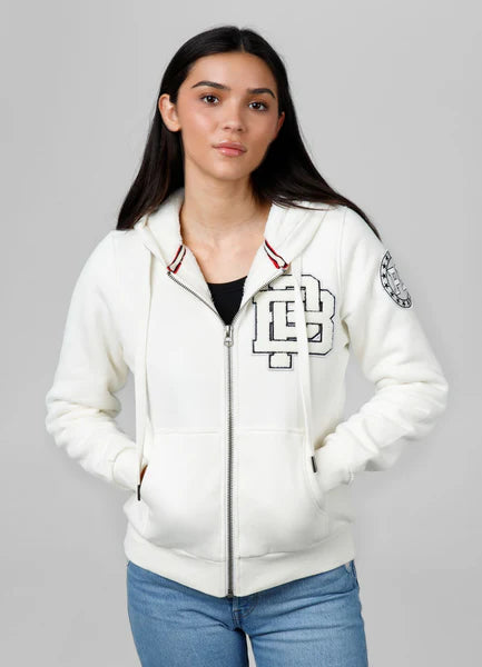 Zip-up hoodie RUFFINA PB - White
