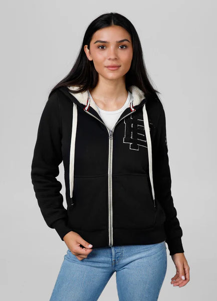 Zip-up hoodie RUFFINA PB - Black