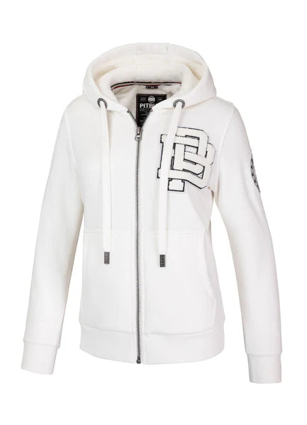 Zip-up hoodie RUFFINA PB - White