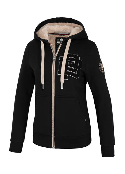 Zip-up hoodie RUFFINA PB - Black