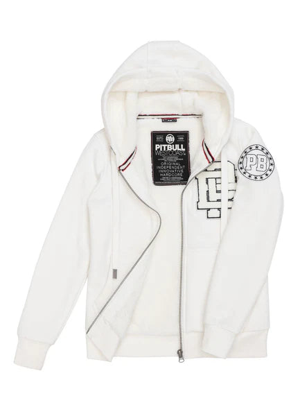 Zip-up hoodie RUFFINA PB - White