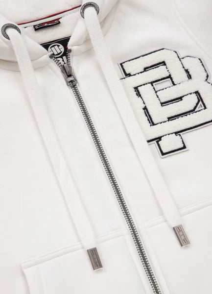 Zip-up hoodie RUFFINA PB - White