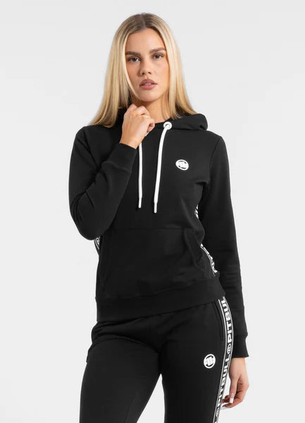 Women's hoodie French Terry La Canada - Black