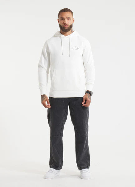 Men Hoodie SAMPSON - White