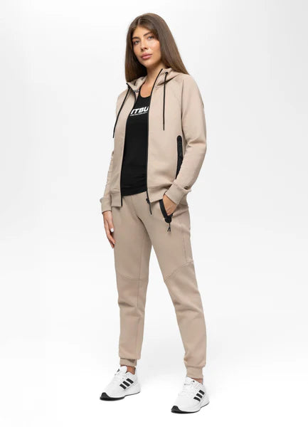 Zip-up hoodie EXPLORY - Cappuccino