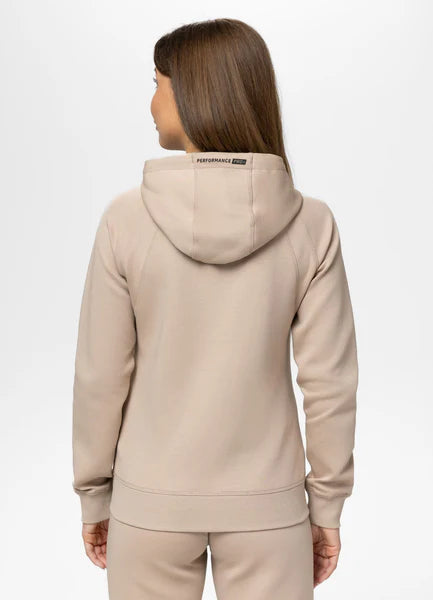 Zip-up hoodie EXPLORY - Cappuccino
