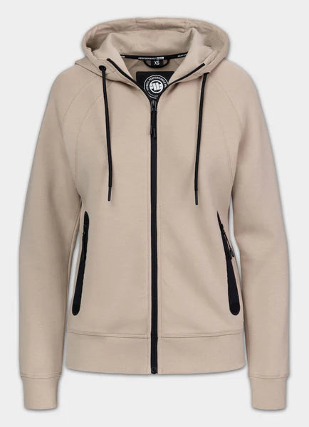 Zip-up hoodie EXPLORY - Cappuccino
