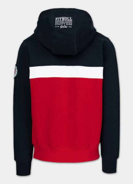 Men Hoodie GIBSON - Navy & Red