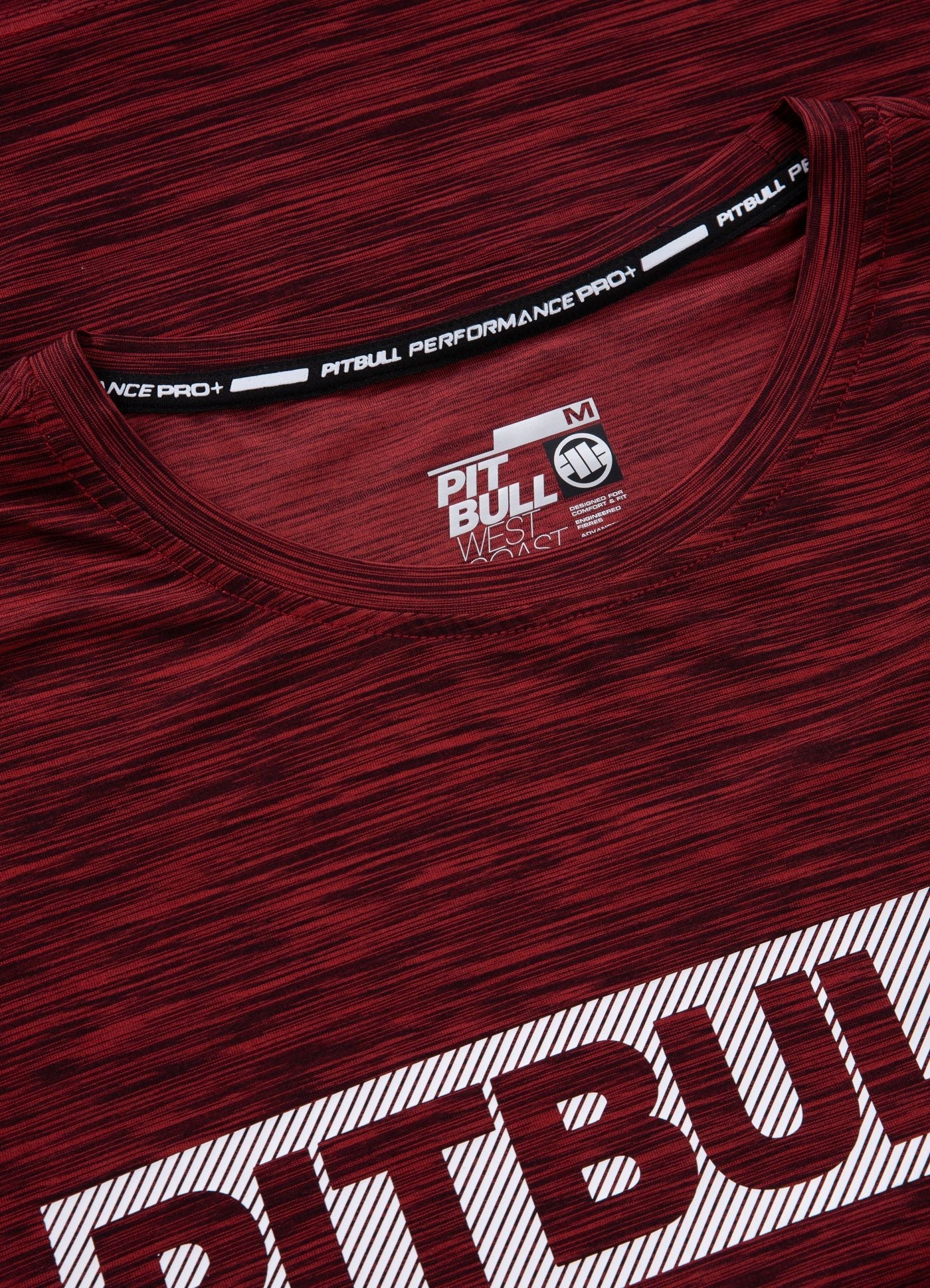 T-Shirt Casual Sport Hilltop - Burgundy