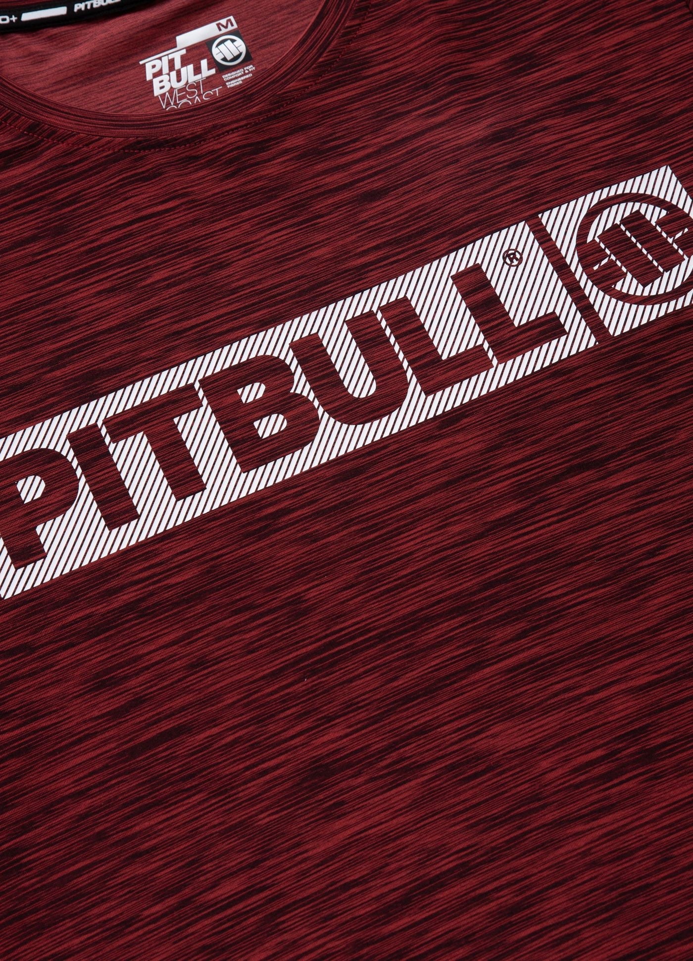 T-Shirt Casual Sport Hilltop - Burgundy