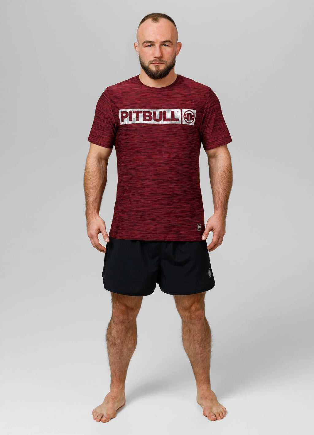 T-Shirt Casual Sport Hilltop - Burgundy