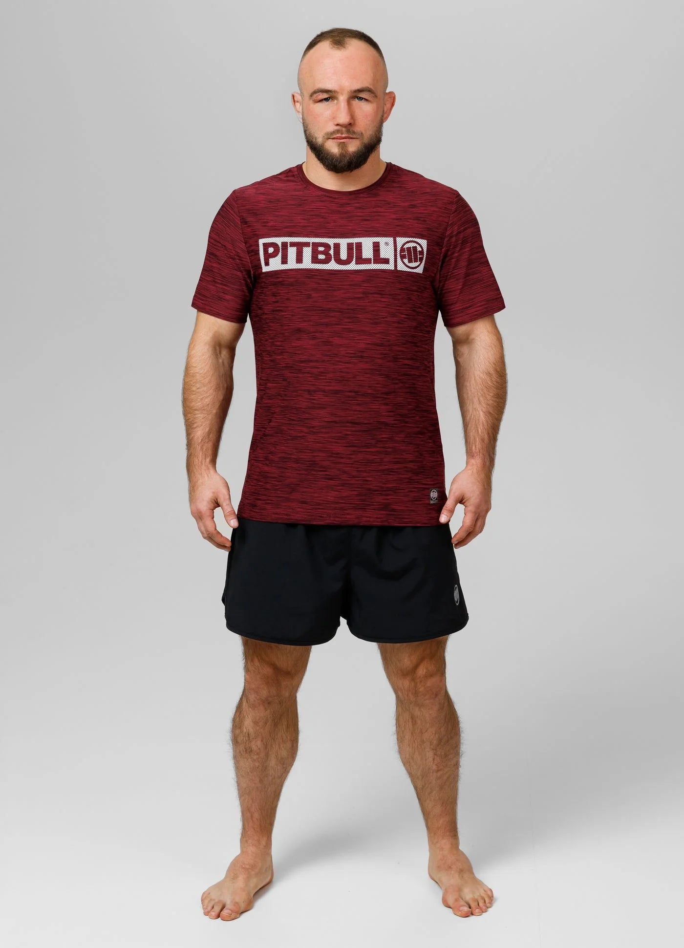 T-Shirt Casual Sport Hilltop - Burgundy