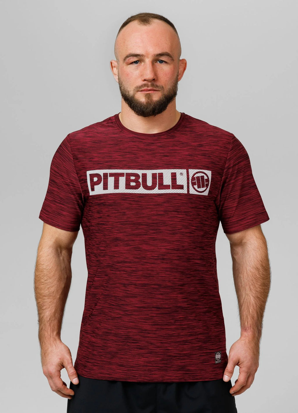 T-Shirt Casual Sport Hilltop - Burgundy