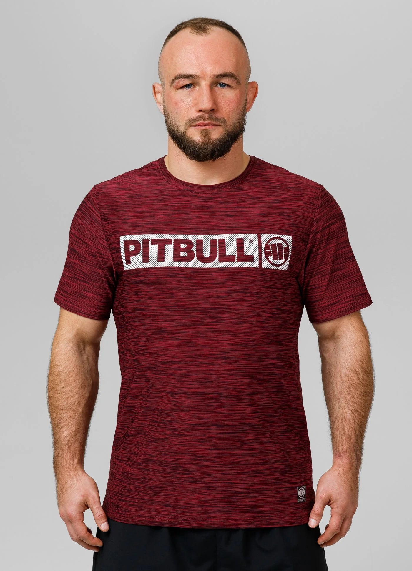 T-Shirt Casual Sport Hilltop - Burgundy