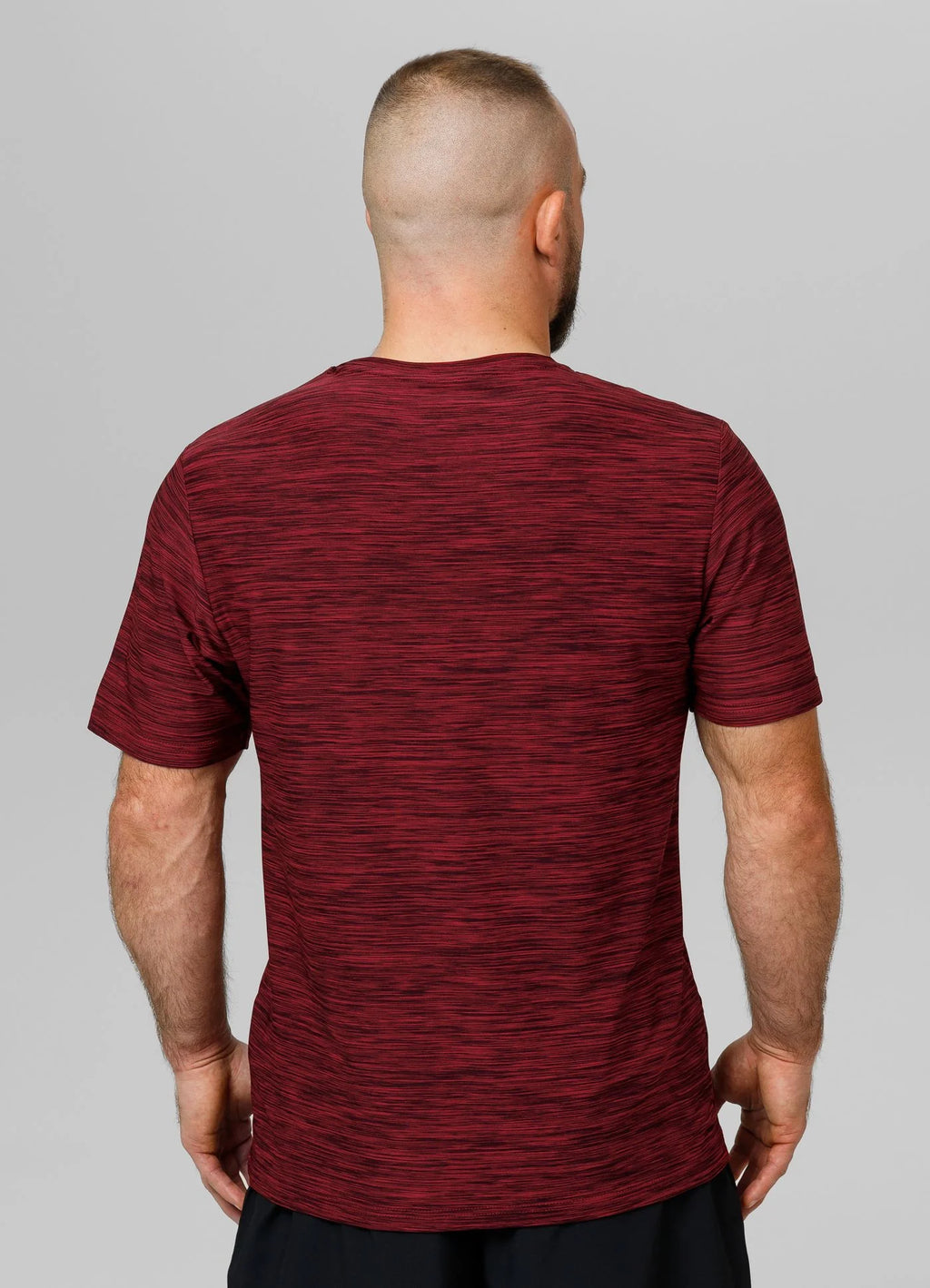 T-Shirt Casual Sport Hilltop - Burgundy