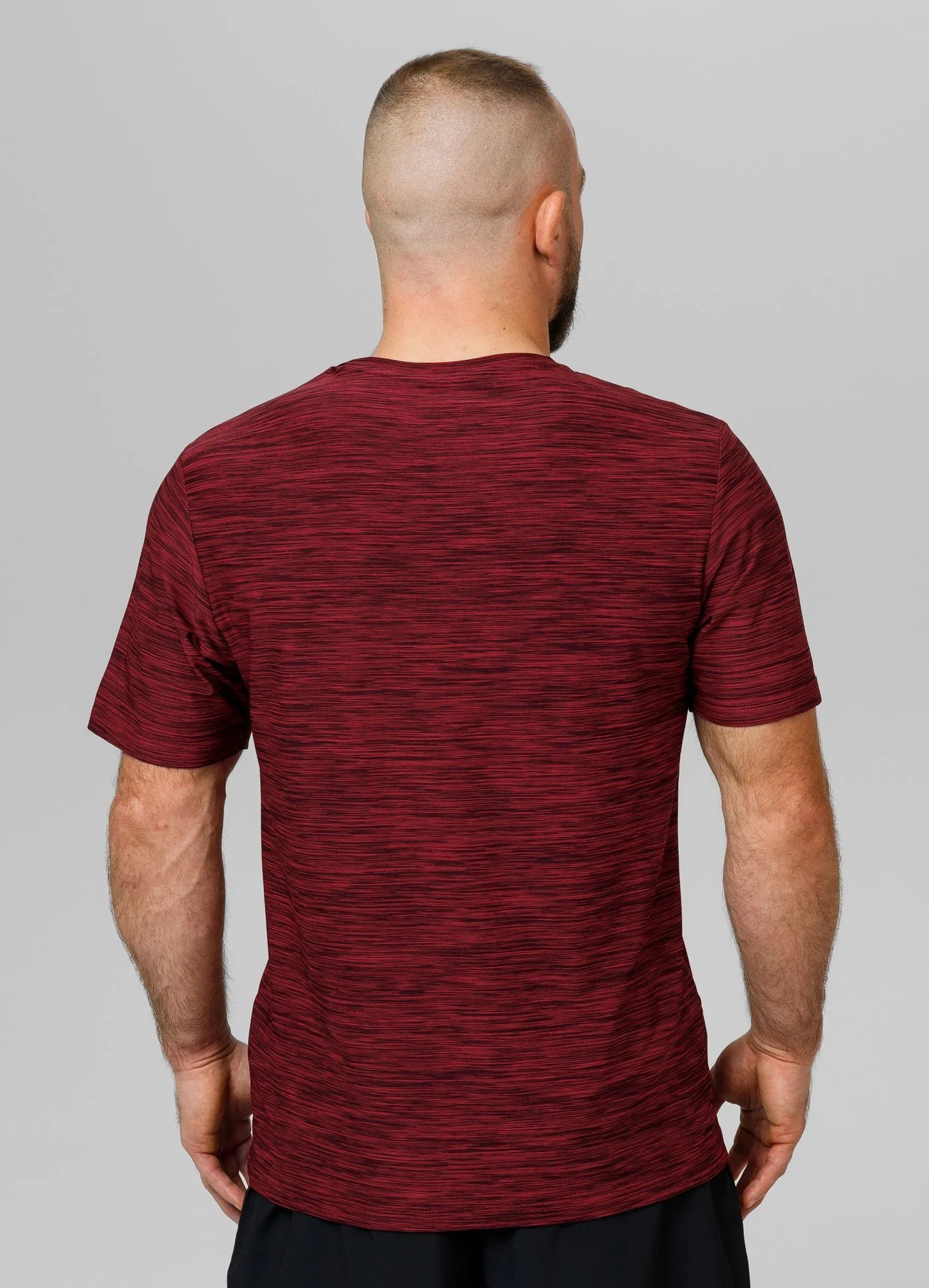 T-Shirt Casual Sport Hilltop - Burgundy