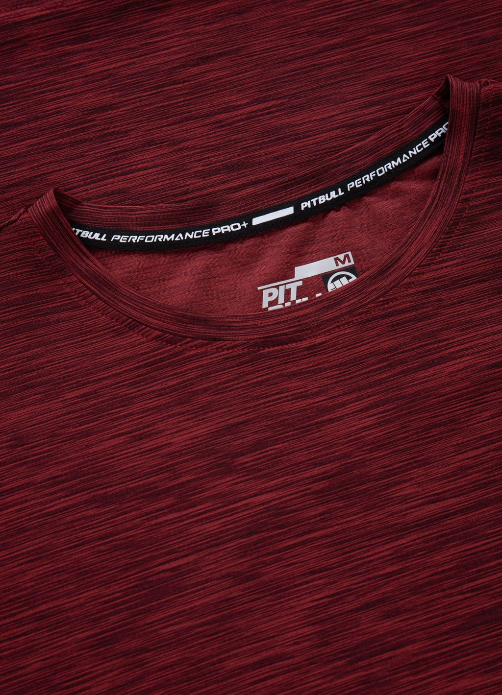T-Shirt Casual Sport Small Logo - Burgundy