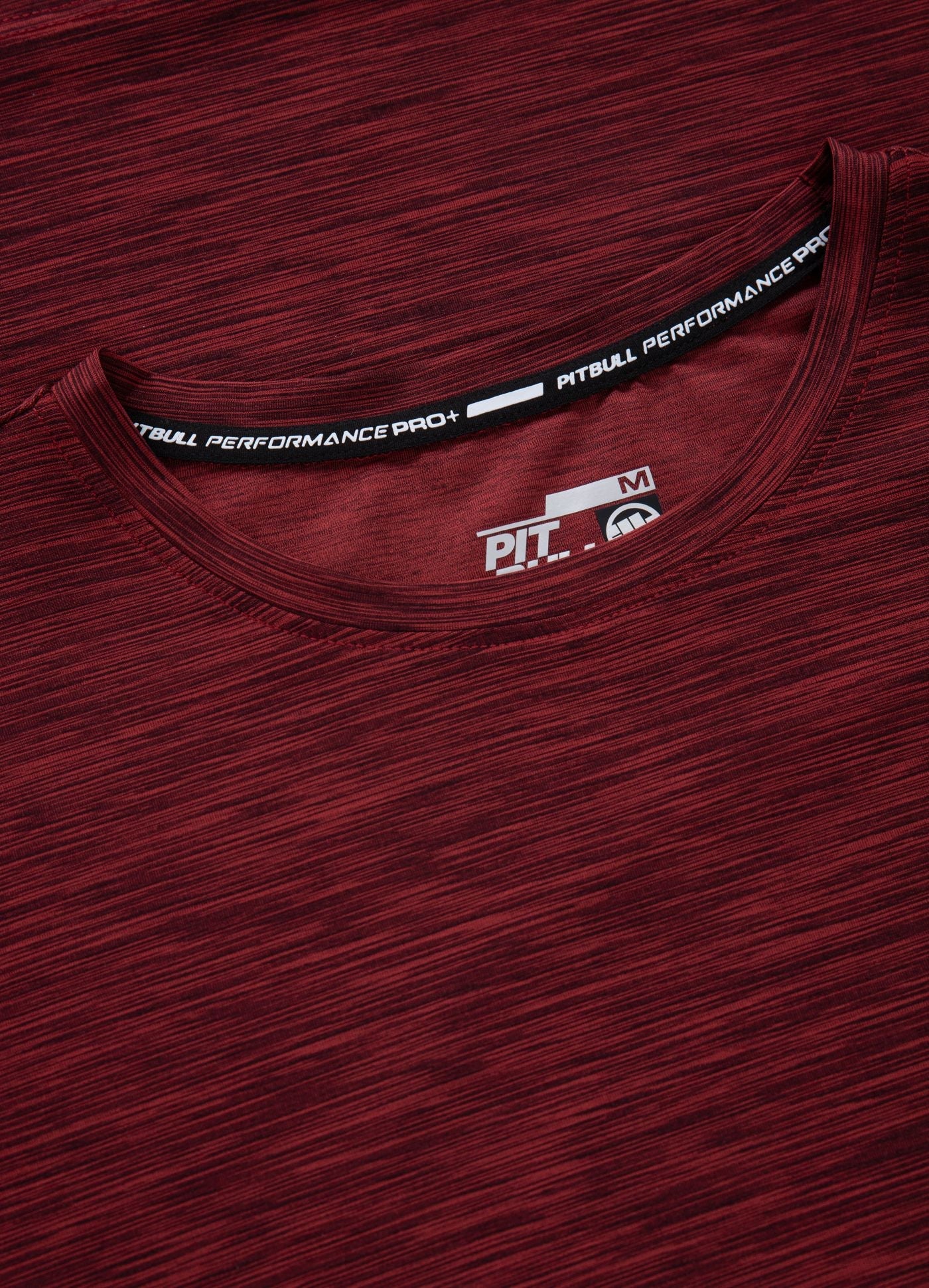 T-Shirt Casual Sport Small Logo - Burgundy