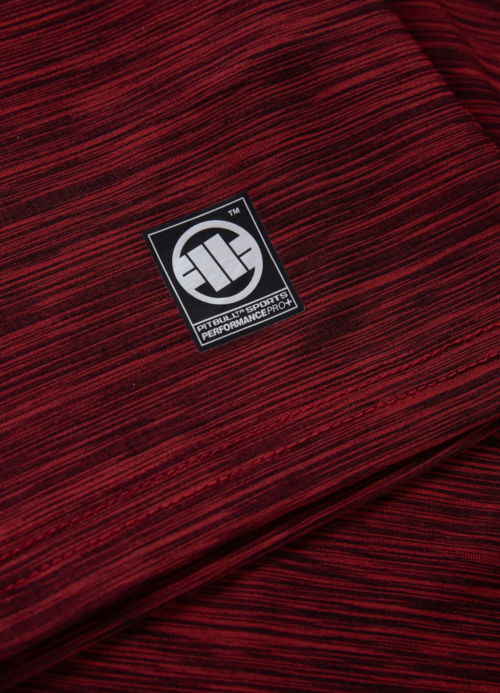 T-Shirt Casual Sport Small Logo - Burgundy