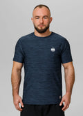 T-Shirt Casual Sport Small Logo - Navy Blue