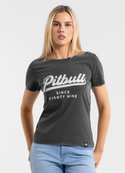 Women's T-Shirt Denim Washed ANGEL LOGO - Graphite
