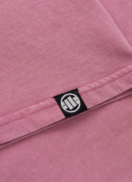 Women's T-Shirt Denim Washed ANGEL LOGO - Pink