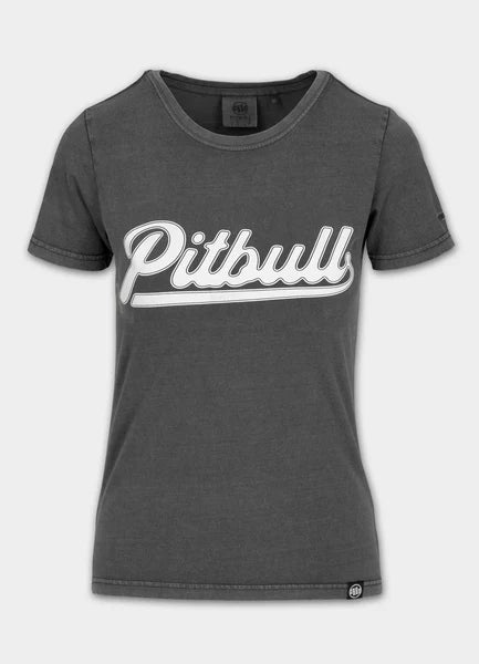 Women's T-Shirt Denim Washed ANGEL LOGO - Graphite