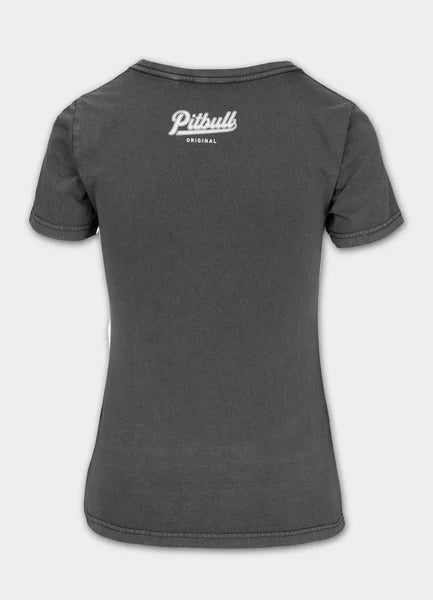 Women's T-Shirt Denim Washed ANGEL LOGO - Graphite