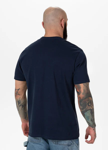 Men's T-Shirt Garment Washed USA CAL - Dark Navy