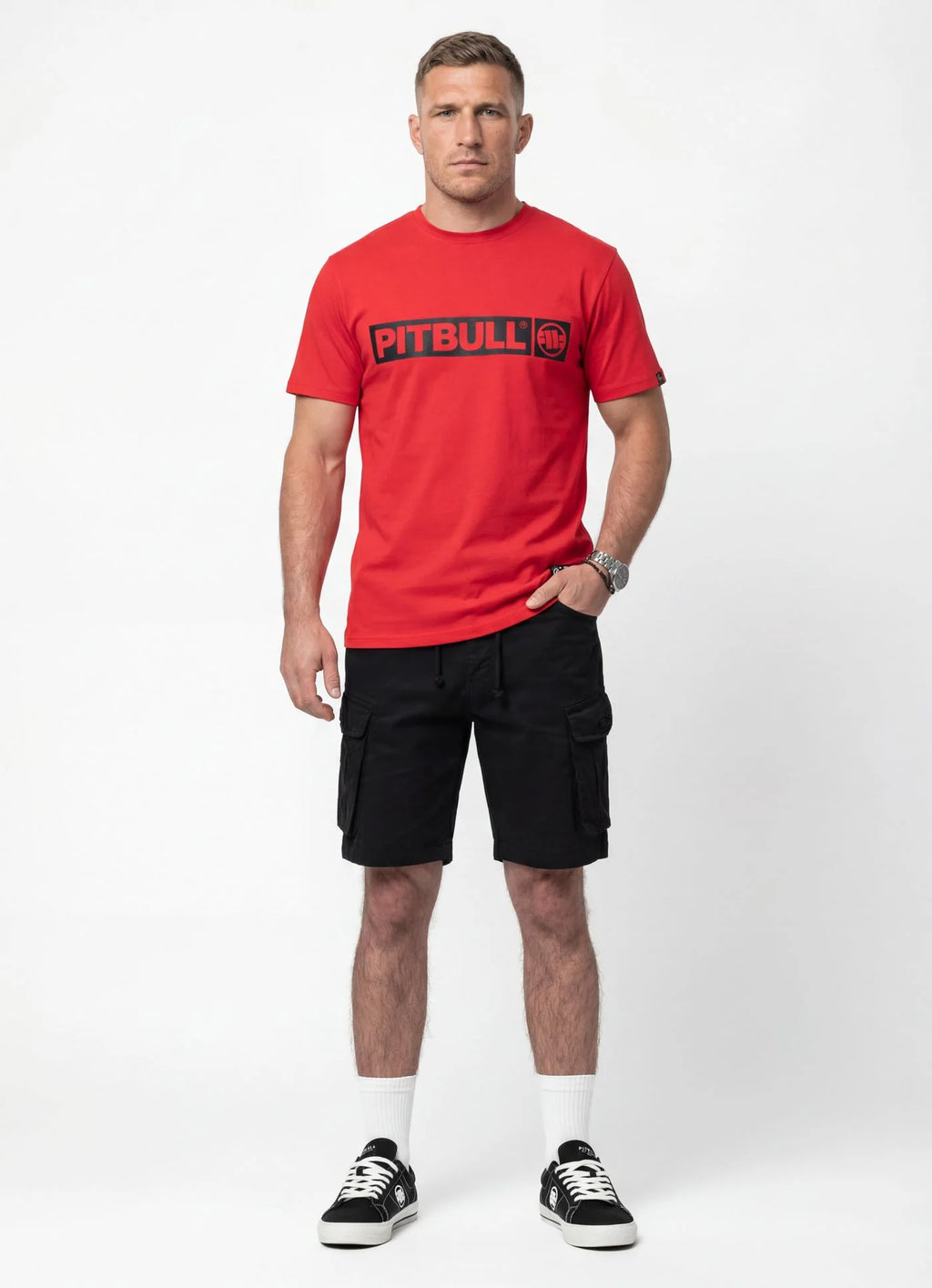 T-Shirt HILLTOP - Fluo Red