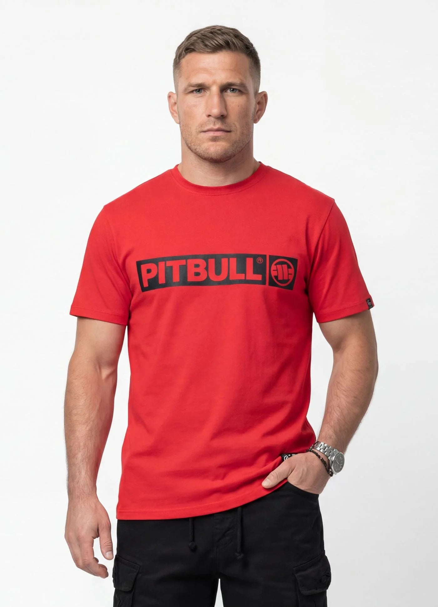 T-Shirt HILLTOP - Fluo Red