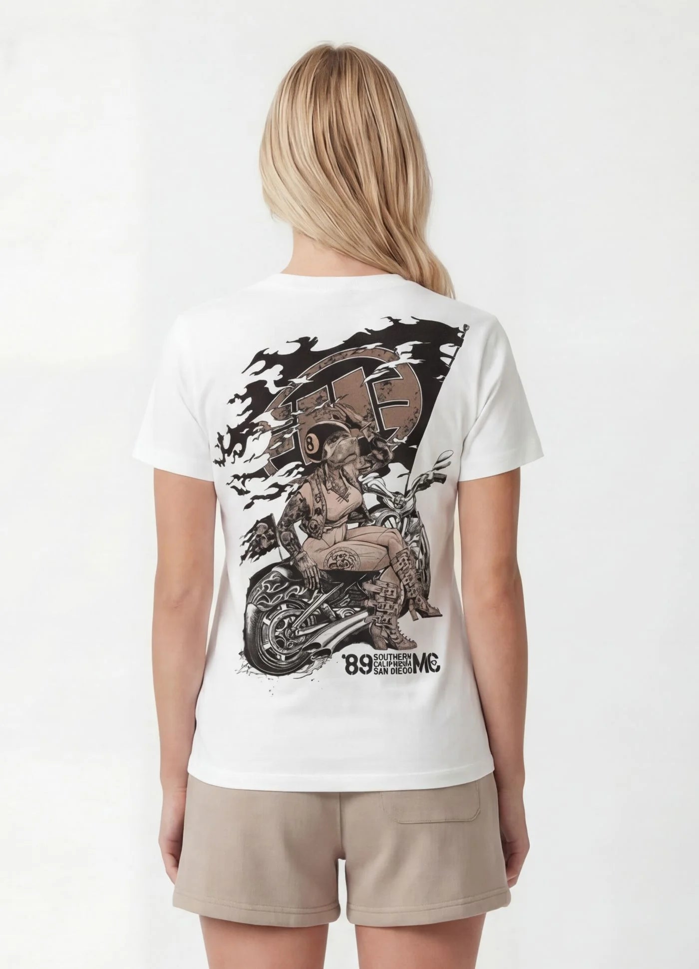 Women's T-shirt - MC HEART - White