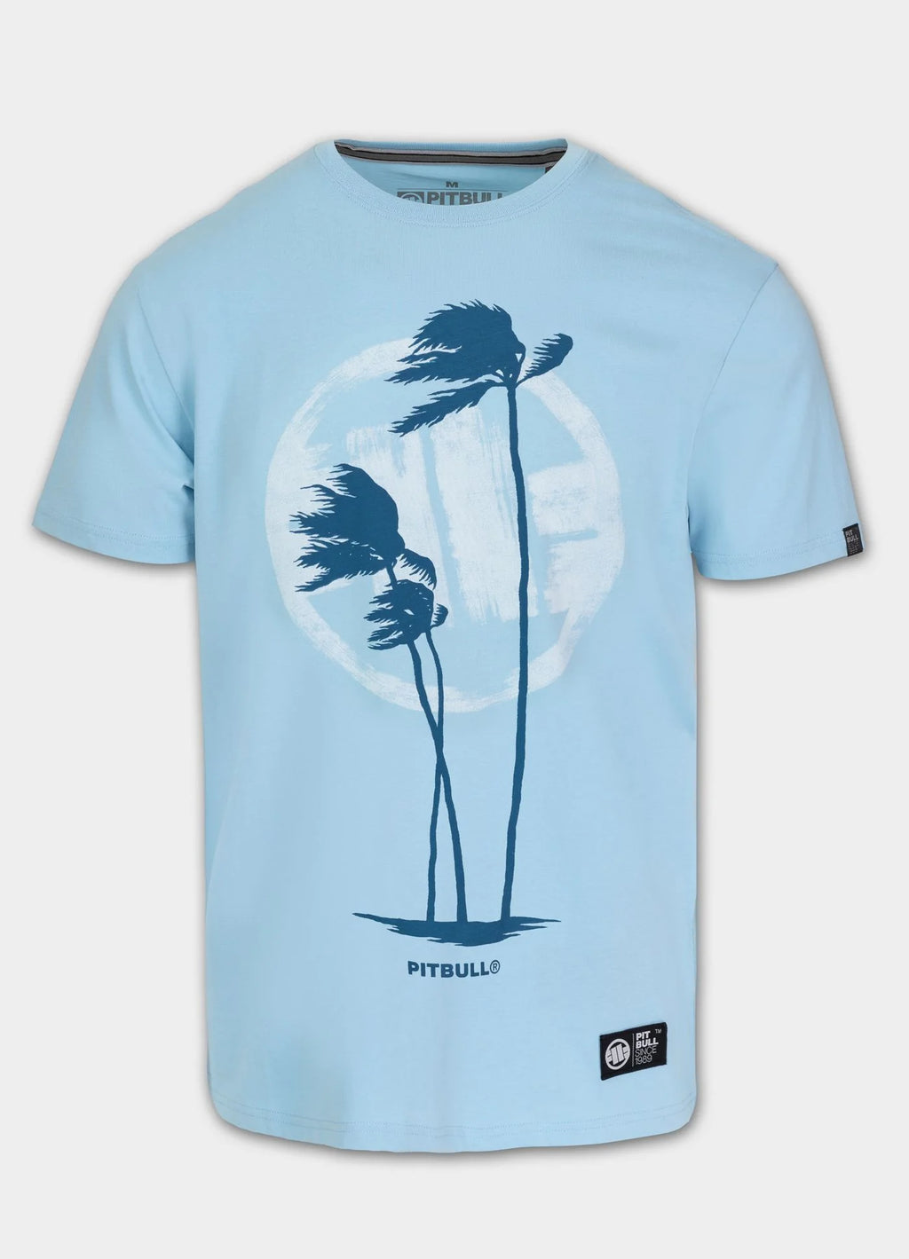 T-Shirt PALMS - Light Blue