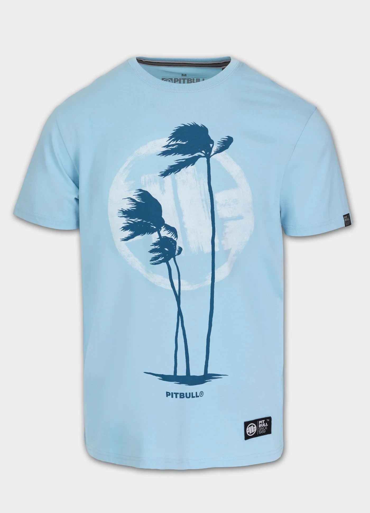 T-Shirt PALMS - Light Blue
