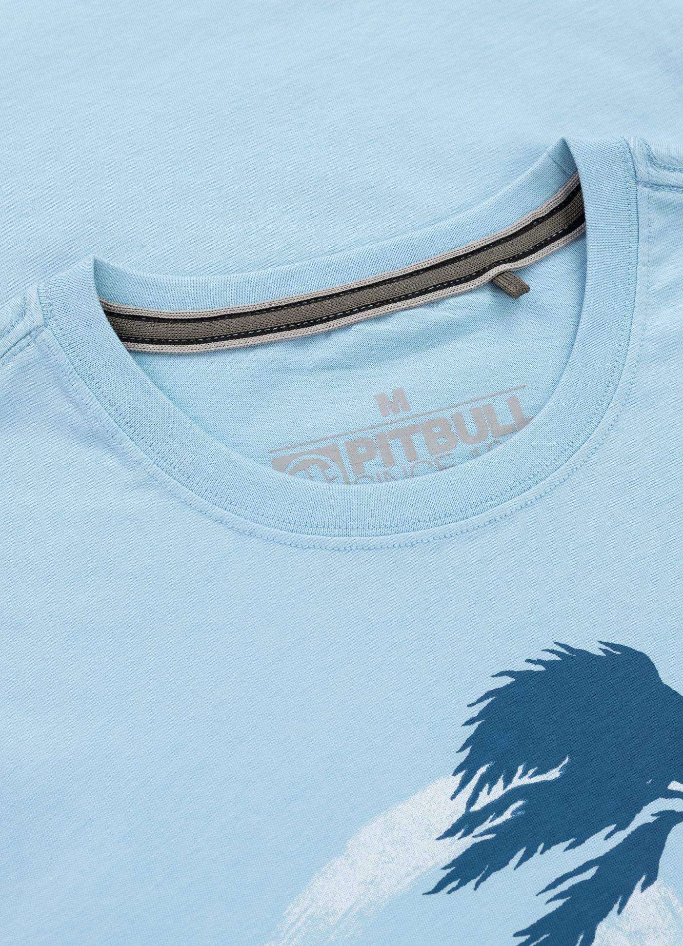 T-Shirt PALMS - Light Blue