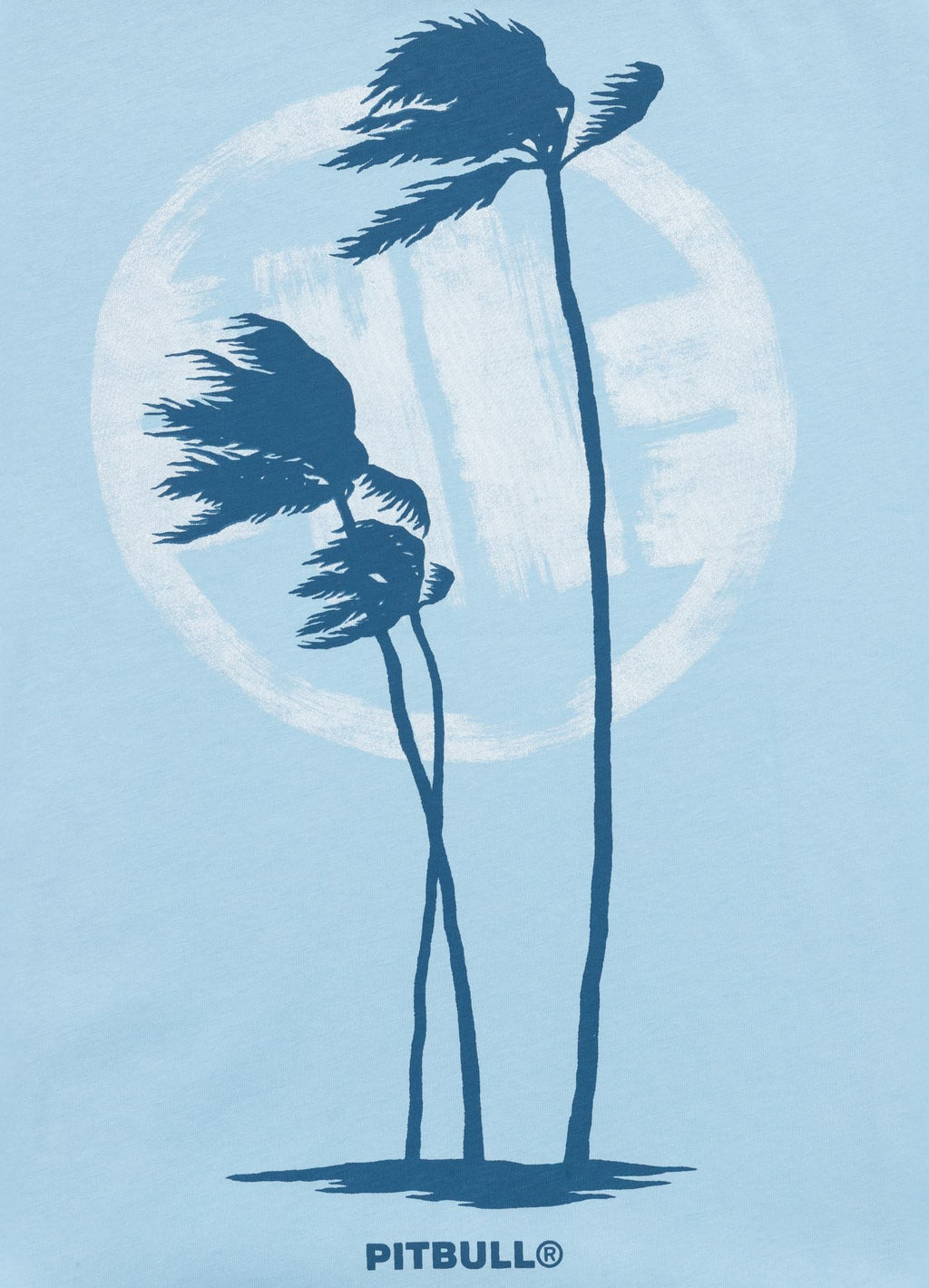 T-Shirt PALMS - Light Blue
