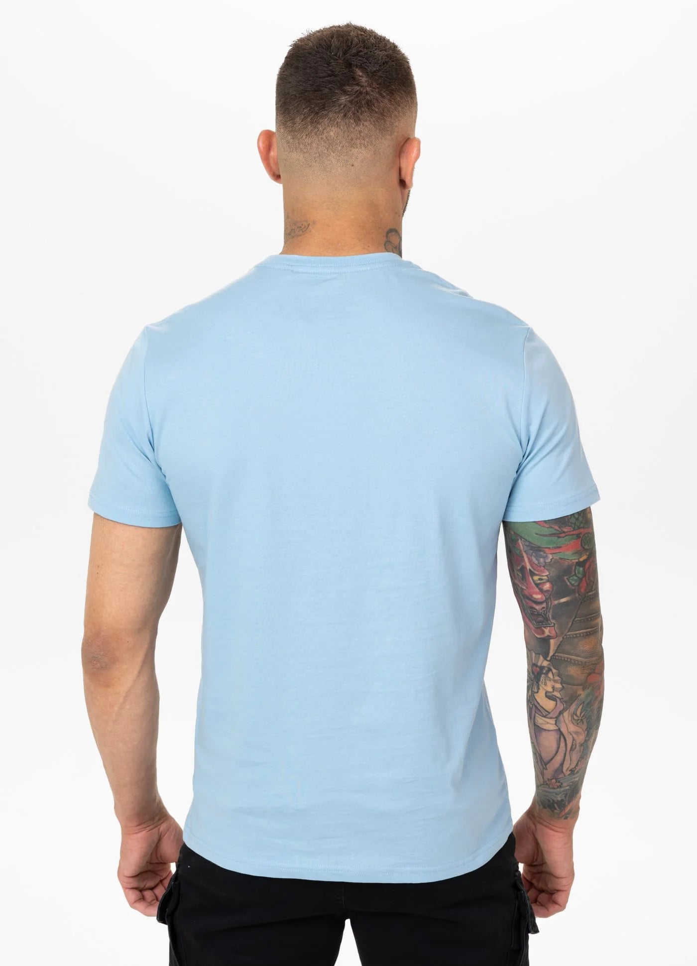 T-Shirt PALMS - Light Blue