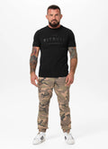 T-Shirt Slim Fit USA CAL - All Black