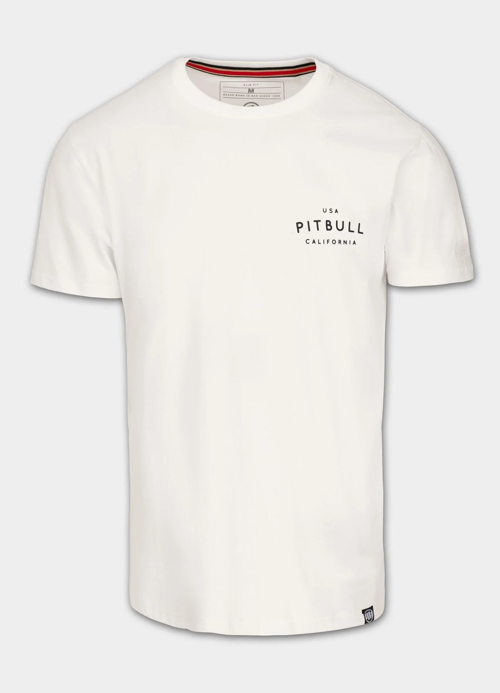 T-Shirt Slim Fit USA CAL - Off White