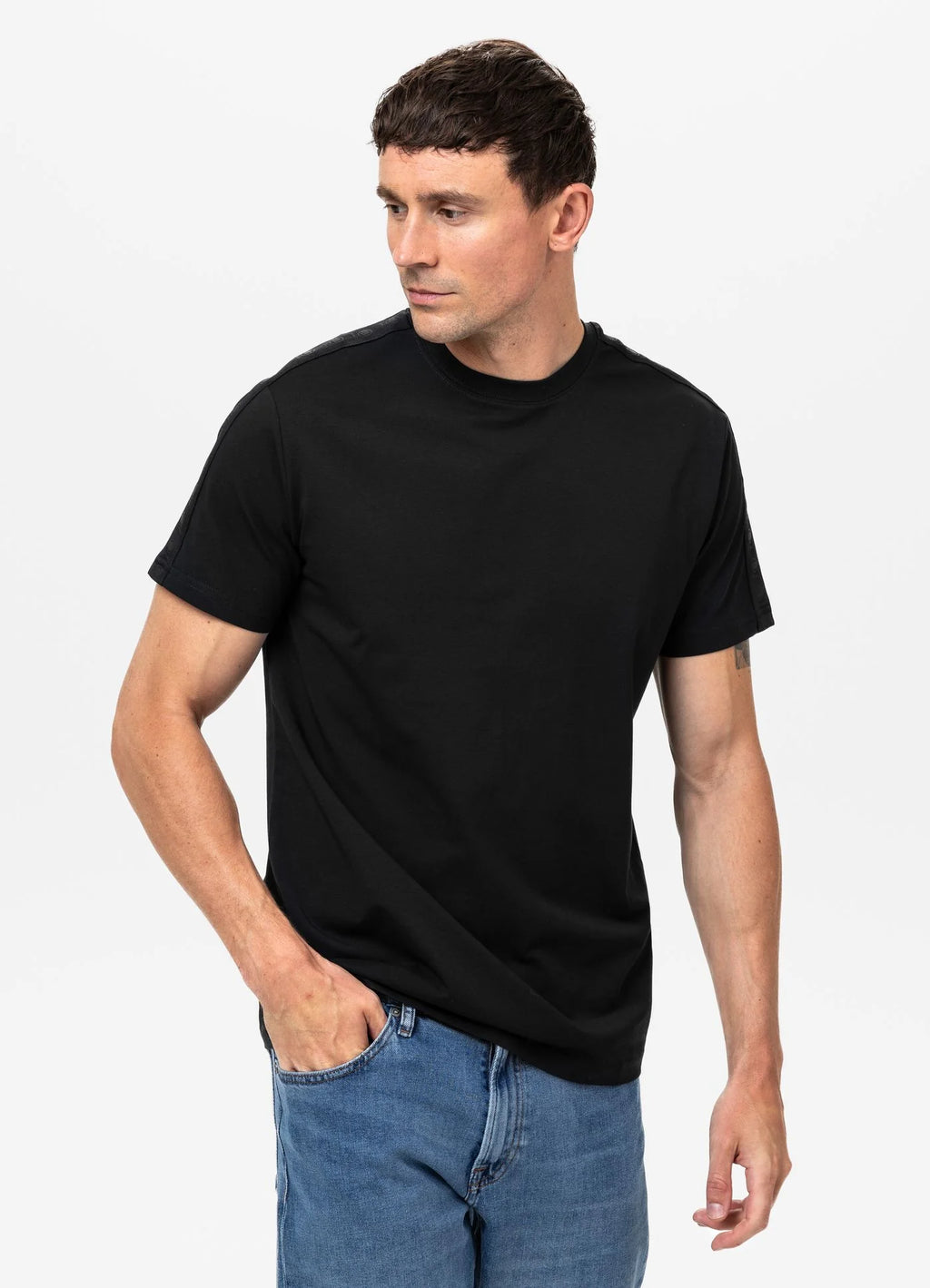 T-Shirt TAPE NUGGET - Black/Black