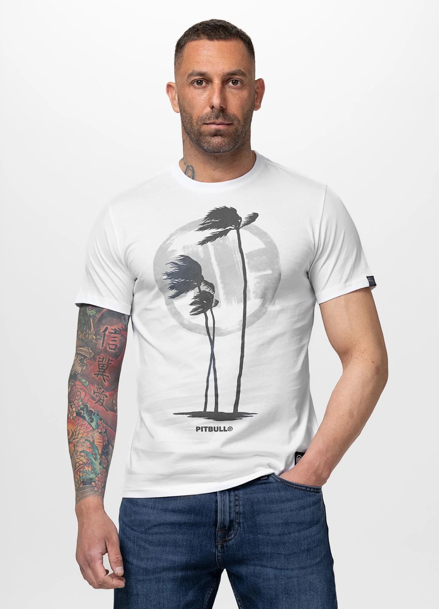 T-Shirt PALMS - White