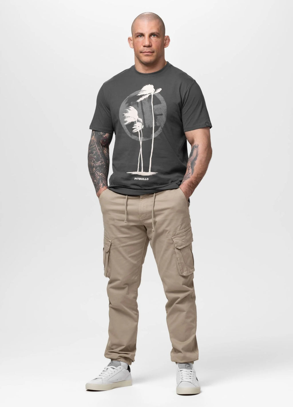 T-Shirt PALMS - Graphite