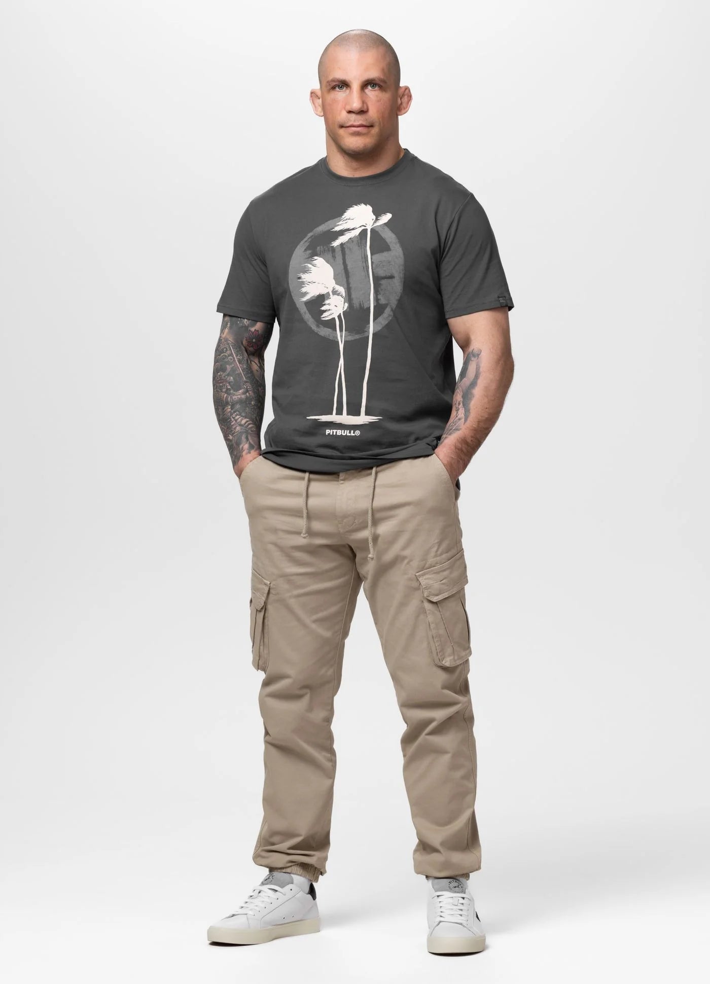 T-Shirt PALMS - Graphite