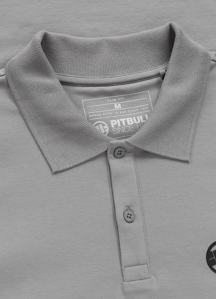 Polo shirt Jersey Slim Fit SMALL LOGO - Grey