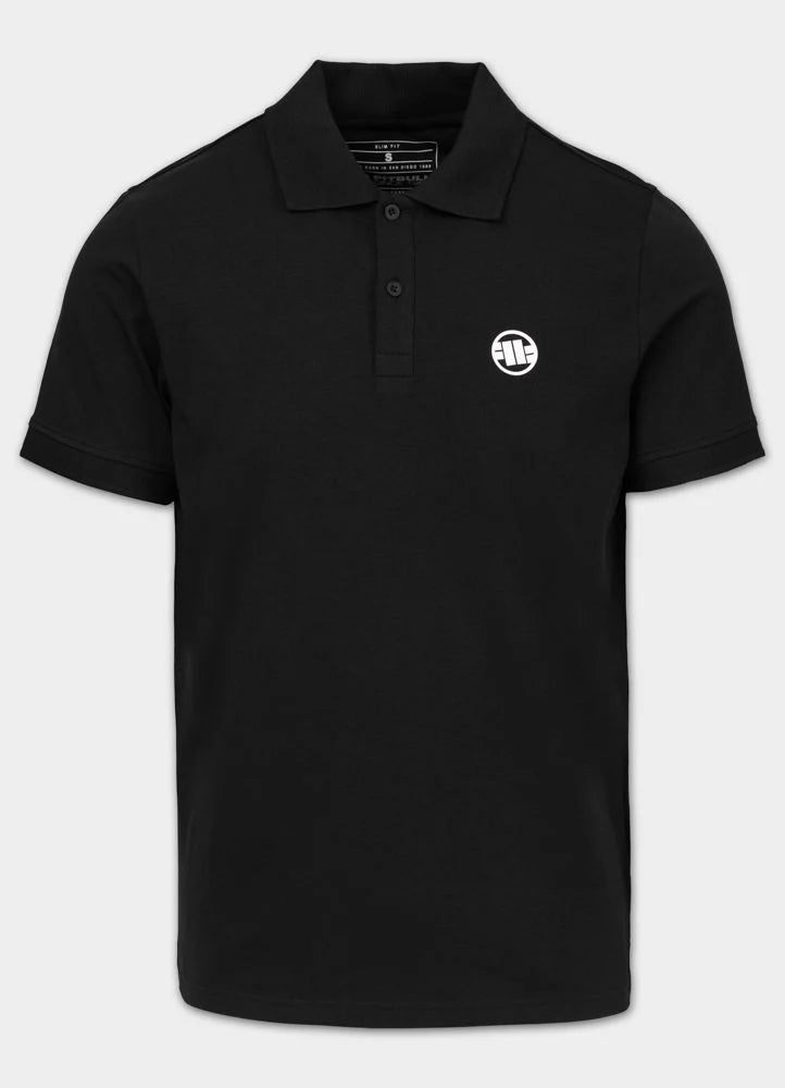 Polo shirt Jersey Slim Fit SMALL LOGO - Black
