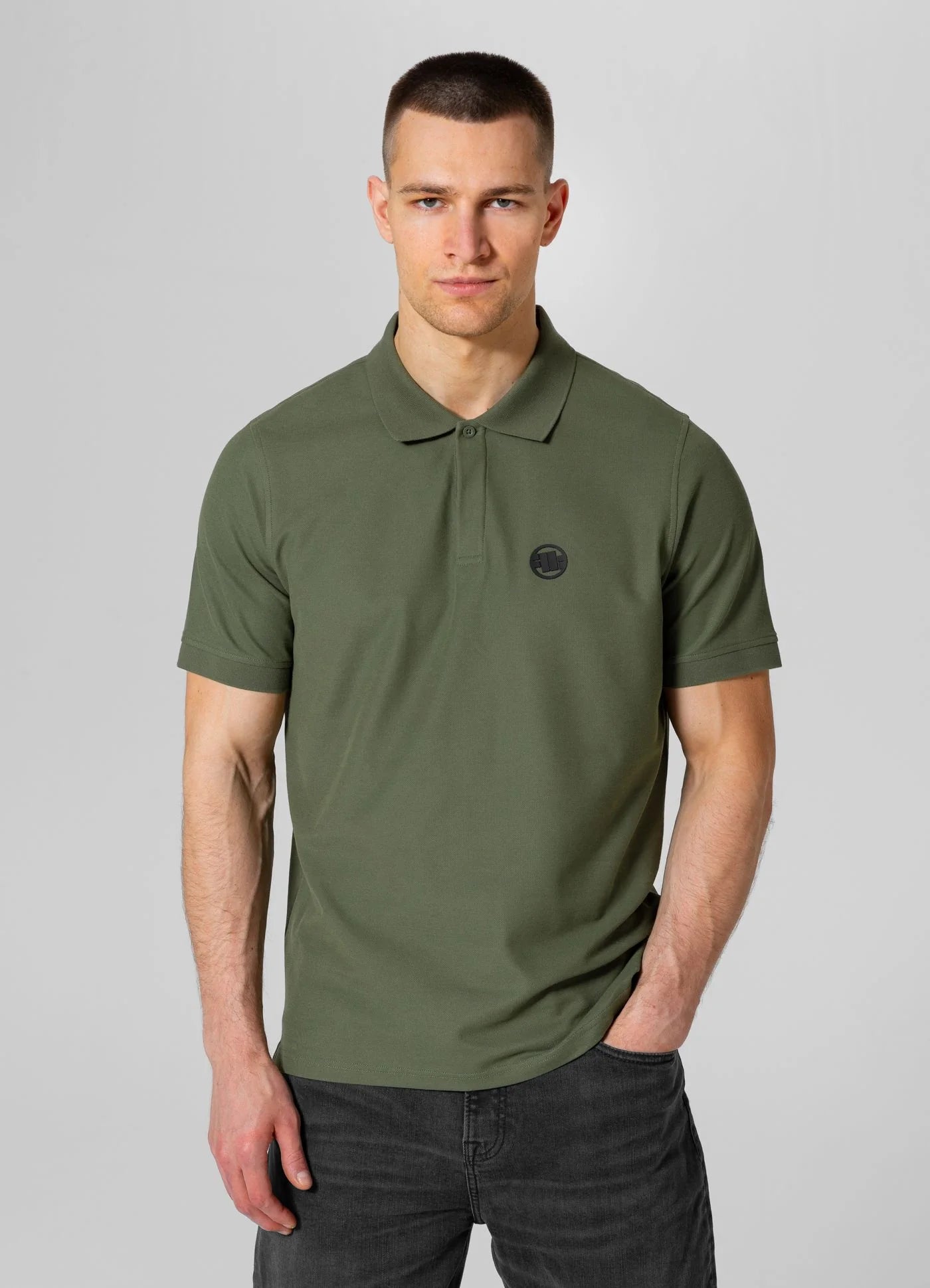 Polo shirt Coolmax Pique ROCKEY - Olive Green