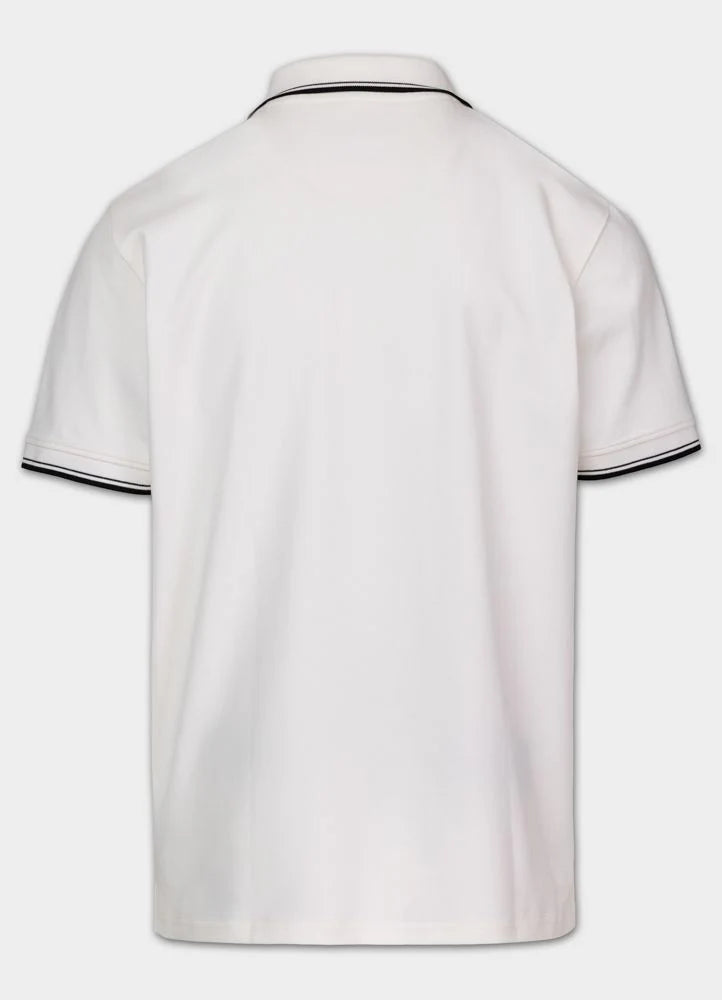 Polo shirt Pique STRIPES REGULAR - Off White