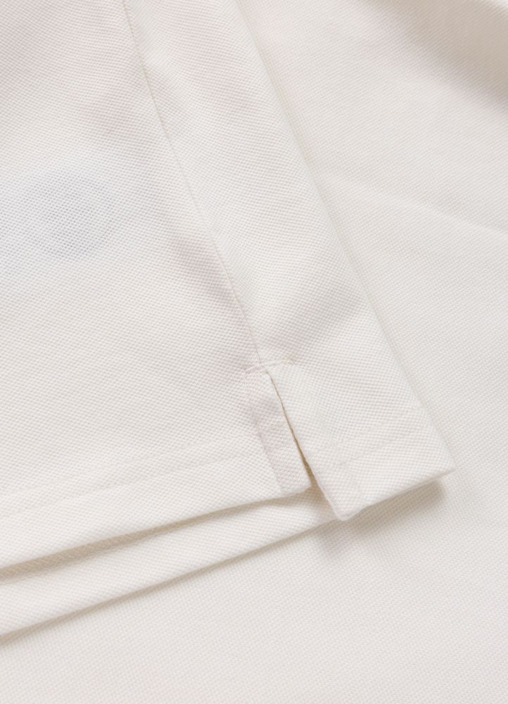 Polo shirt Pique STRIPES REGULAR - Off White