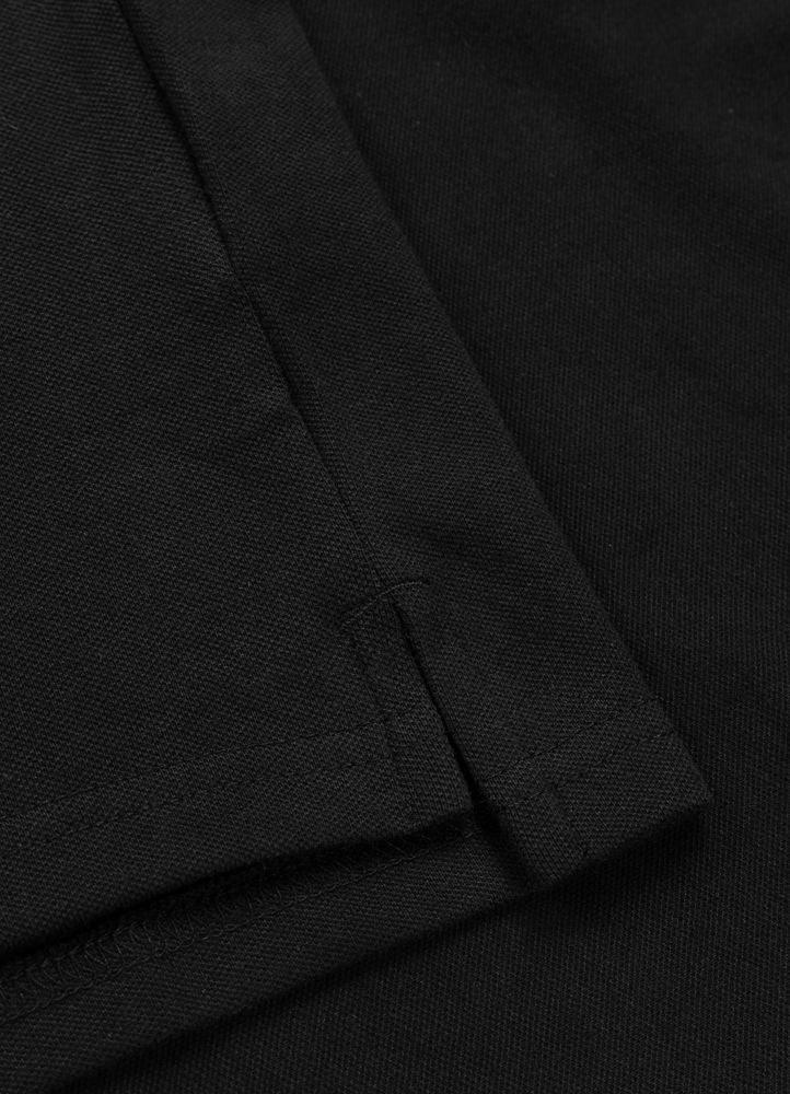 Polo shirt Pique STRIPES REGULAR - Black